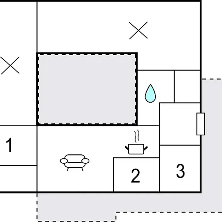 Casa de Férias In With 6 Bedrooms Spjald